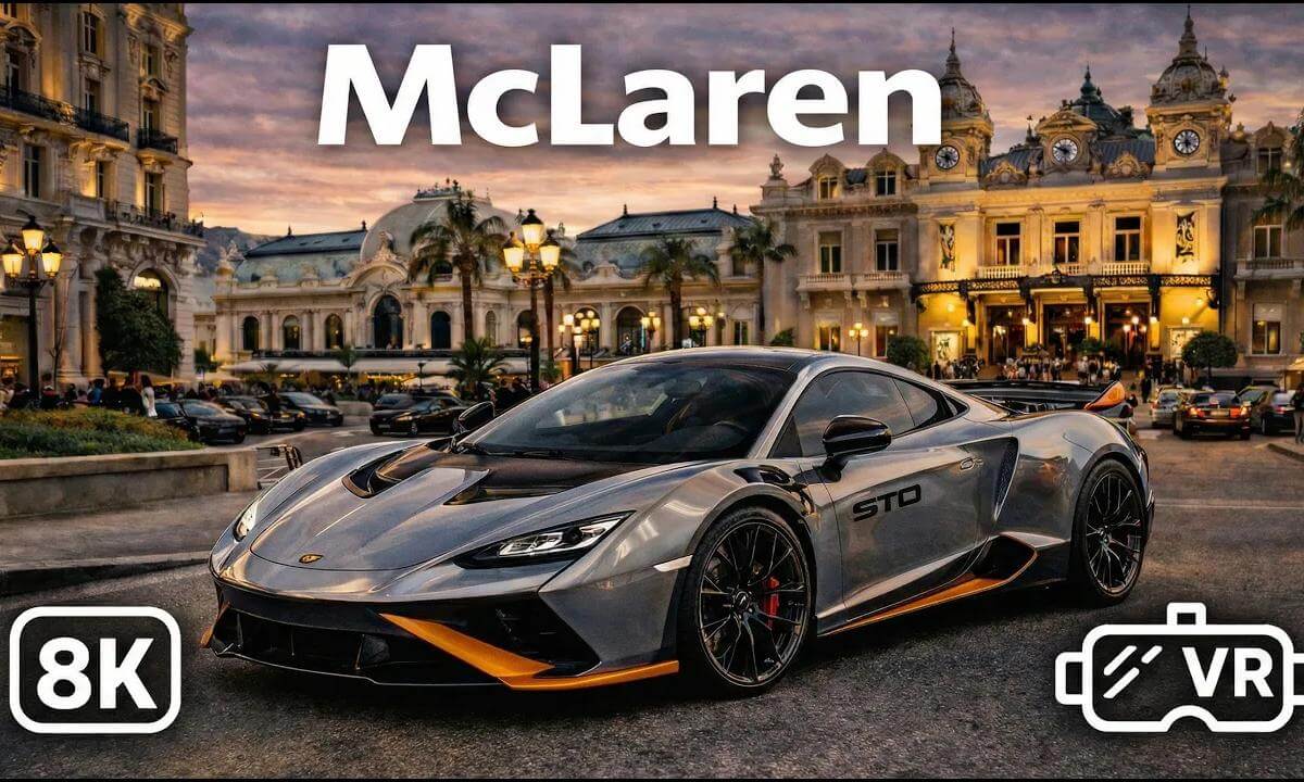 McLaren, Up Close | Carbon Fiber, Speed & Design — 8K VR 180