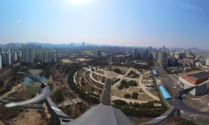 Bucheon Central Park, next to Bucheon City Hall, South Korea