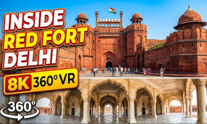 Experience the Red Fort (Lal Qila) like never before in stunning 8K 360° Virtual Reality
