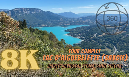 Tour du lac d'Aiguebelette en HD Street Glide Spécial 120th