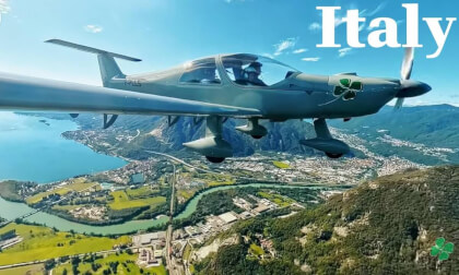 ITALY: from Torino, flying North to the Alps