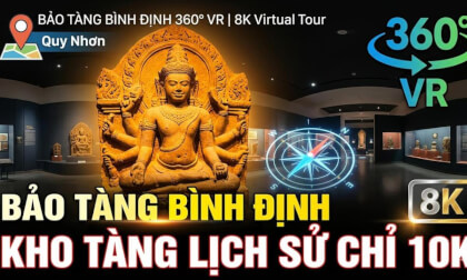 [8K 360° VR] Binh Dinh Museum - Ancient Champa Heritage & Vietnam History Tour