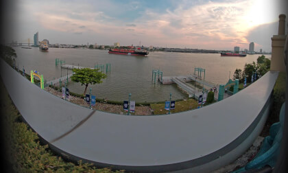 [VR180] 8K Chao Phraya River View at Terminal 21, Rama3, Bangkok - Immersive TV (Date 20-Mar-2026)