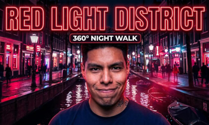 Amsterdam Red Light District 360° | Night Walk Experience