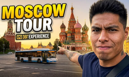 Moscow 360° VR Tour | Red Square, GUM & City Bus Experience