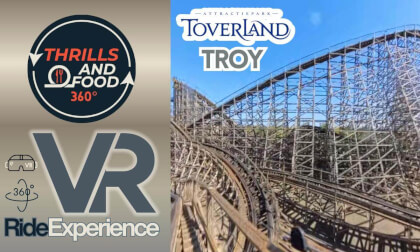 Troy – 360° VR Ride Experience | Toverland Epic Wooden GCI Coaster Adventure