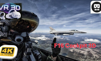 3D San Francisco Fleet Week - F-16 Demo over the Bay