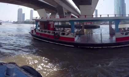 TAXI FERRY on the Chao Phraya River Bangkok