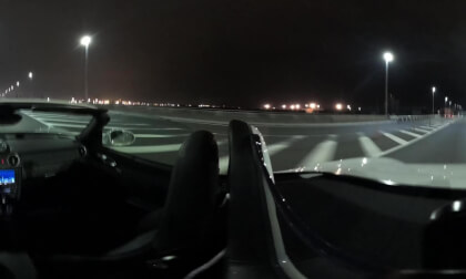 Rainy Port Night Drive 360° – Industrial Lights