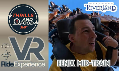Fēnix – 360° VR On‑Ride POV (Mid‑Train) | Toverland Wing Coaster