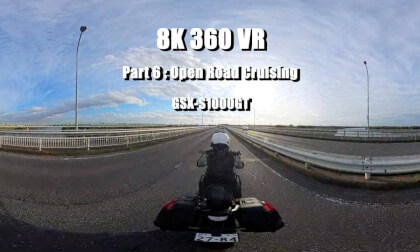 [GSX-S1000GT] Raw Sound 360 VR Journey (Part 6/7): [ Return Trip: Cruising the Open Road ] | 8K 360 Motorcycle ASMR | 3rd Person POV