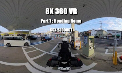 [GSX-S1000GT] Raw Sound 360 VR Journey (Part 7/7): [ Heading Home : Cruising the Open Road ] | 8K 360 Motorcycle ASMR | 3rd Person POV