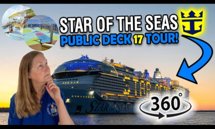 Star of the Seas Deck 17 Walkthrough | 360° Cruise Ship Tour | VR Travel
