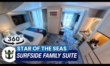 Star of the Seas Surfside Family Suite Stateroom Walkthrough | Cabin 11705 | 360° VR Cruise Room Tour