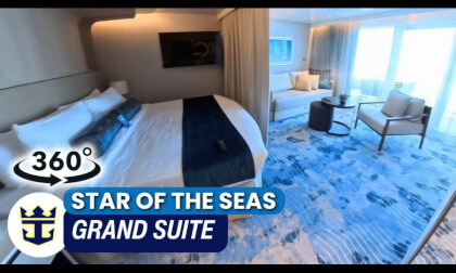 Star of the Seas The Grand Suite Stateroom Walkthrough | Cabin 17010 | 360° VR Cruise Room Tour