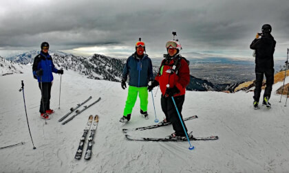 Snowbasin Ski Resort, Huntsville, Utah February 14