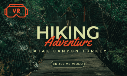 Hiking Through The Forest To The Canyon - 8K 360 VR Travel Film