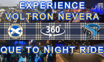 Experience Voltron from queuing to having a night ride in the snow