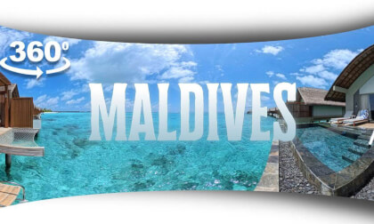 Experience the MALDIVES in RAINY SEASON in Virtual Reality | 8K VR 360