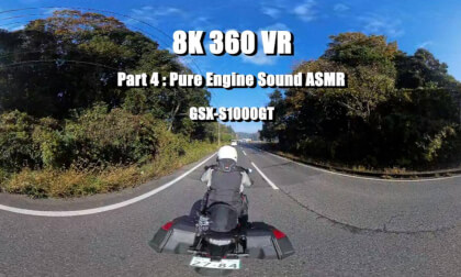 [GSX-S1000GT] Raw Sound 360 VR Journey #2 (Part 4/6): [ Pure Engine Sound ] | 8K 360 Motorcycle ASMR | 3rd Person POV