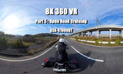 [GSX-S1000GT] Raw Sound 360 VR Journey #2 (Part 5/6): [ Open Road Cruising ] | 8K 360 Motorcycle ASMR | 3rd Person POV