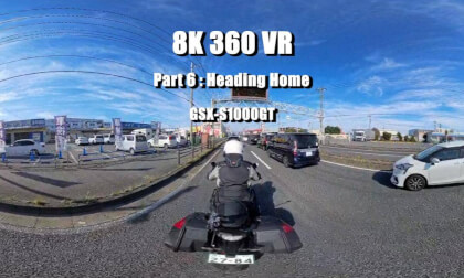 [GSX-S1000GT] Raw Sound 360 VR Journey #2 (Part 6/6): [ Heading Home : Cruising the Open Road  ] | 8K 360 Motorcycle ASMR | 3rd Person POV