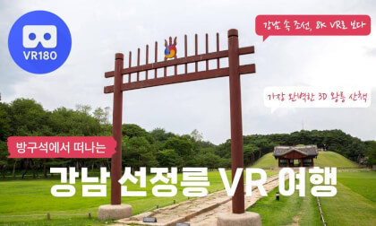 [VR180 8K] A Walk Through History in Gangnam: Jeongneung Royal Tomb, Seoul