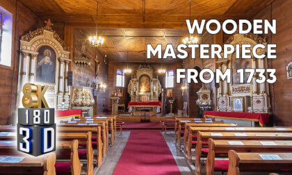 Step Inside History: 18th Century Wooden Architecture in Poland [VR180 3D 8K]