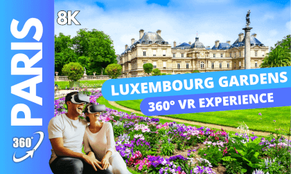 The Luxembourg Gardens in Paris - 8K 360 videos VR Video The Luxembourg Gardens in Paris - 8K 360 videos VR