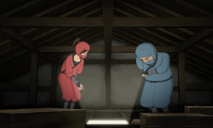 忍者 屋根裏に潜伏中 Peeping Life-World History- #05