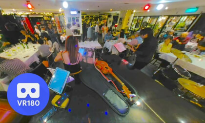 [VR180] 3D Jazz Live Performance: Ann Tsai & Band 9