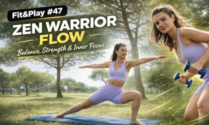 Fit&Play #47 – Zen Warrior Flow | Balance, Strength & Inner Focus