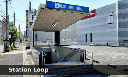 Japan Cycling Tour | Loop Ueda Station | 8K 360° VR