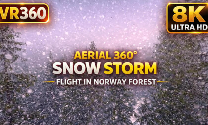 Inside a Snowstorm on Våttån Mountain | Norway VR360