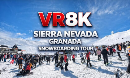 VR 8K 360 | GRANADA, Sierra Nevada Ski Resort Tour