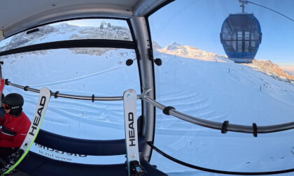 10er Gefrorene Wand Hintertux Gletscher Hintertuxer Glacier Gondola ski lift Zillertal Österreich