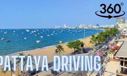 4k 360° Journey to Inspiration: Motorcycle Adventure Along the Pattaya to Jomtien Route 4k 360° Journey to Inspiration: Motorcycle Adventure Along the Pattaya to Jomtien Route