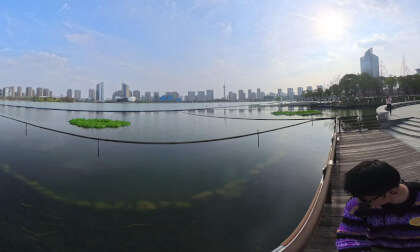 天镜湖溜达