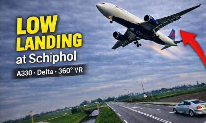 Virtual Planespotting at Schiphol Airport, Amsterdam A330 Delta Airlines Landing