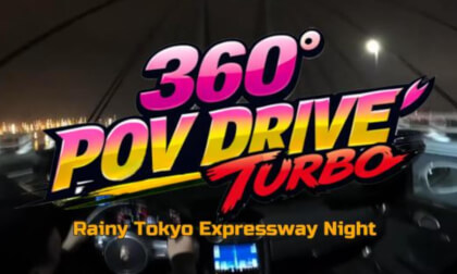 360° POV ―Rainy Tokyo Expressway Night―at warp speed