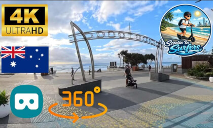 Surfers, Broadbeach Half Sunny ☀️ Half Overcast ☁️ Beach Ride ⛱️