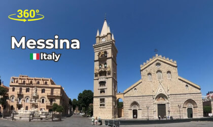 Messina Italy 360° Walking Tour – Sicilian City Streets in 4K VR