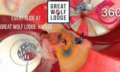 VR 360º Every Waterslide at Great Wolf Lodge: Naples