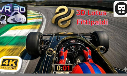 3D POV A Lap with Emerson Fittipaldi - 1970s F1 Lotus at Assen