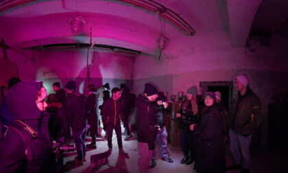 Lost in Baltic: Tour Group Exploring Some Old Russian Soviet Bunkers Under Riga Latvia