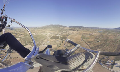 Paramotor Flight Pinoso to Raspay | Between Salinas & Carche Mountains