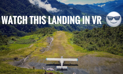 YOU ARE THE PASSENGER: 360° VR Extreme Landing in Papua