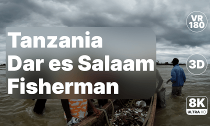 Tanzania - Fisherman and Beach Walk Part II 8K 180 3D