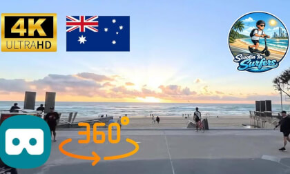 Sunrise Wake Up☀️in Surfers Paradise & Broadbeach 🌊 | Walk, Run & Ride 🏃‍♂️🛵