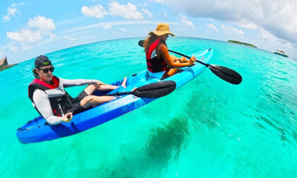 8K 360° VR Maldives Kayak Tour | Unreal Crystal Clear Water Experience
